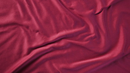 luxury red silk bedding texture background, red cotton fabric background