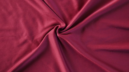 red silk fabric background