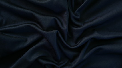 Fototapeta premium black cotton fabric background, texture of sportswear shirt