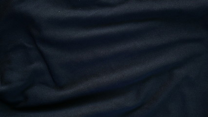 black cotton fabric background, texture of sportswear shirt