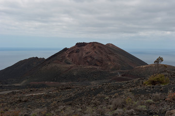 Fototapeta na wymiar volcano in spain