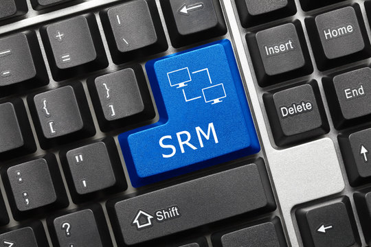 Conceptual keyboard - SRM (blue key)
