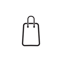 shopping bag icon logo vector illustration