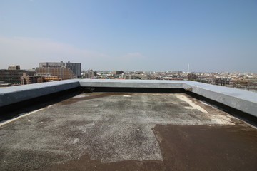 分譲マンションの屋上防水工事