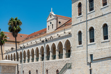 The Don Bosco vocational high school near Basilica of Jesus the Adolescent in Nazareth, Israel