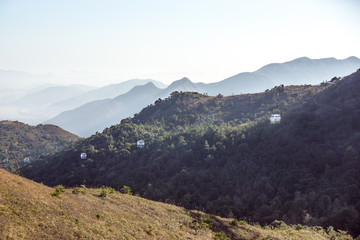 The cable car in ocean park