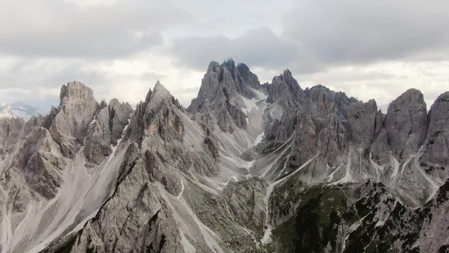 Nature park at Three peaks of Lavaredo Dolomites Italy