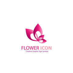 flower icon sign symbol logo graphic design