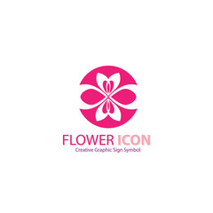 flower icon sign symbol logo graphic design