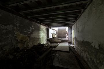 Fototapeta na wymiar Urban exploration / Abandoned wadding factory