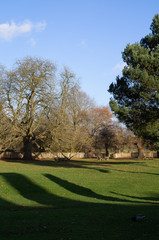 Plakat gardens and estate of packwood house warwickshire england uk