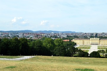 Fototapeta na wymiar Vienna, Austria, 07.21.2019, Schönbrunn Gardens