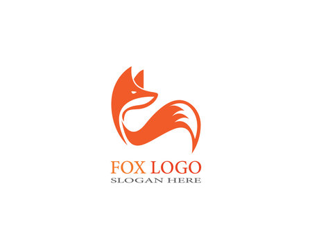 Creative Fox logo Template vector design