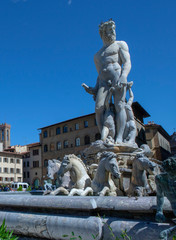 Fototapeta na wymiar Florence Italy Statue