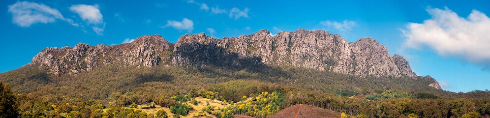Mount Roland in Tasmania during the day.