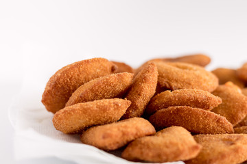 Rissole in French, as risole in Brazil, or rissol in Portugal, is a salty pastry, a kind of...