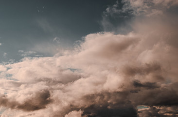 Icelandic clouds in the sky