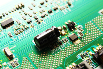 Components in television mother boards
