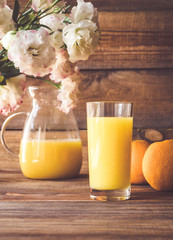 Glass of orange juice © alex9500