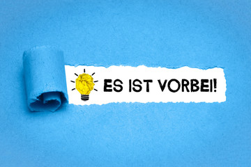 Es ist vorbei! 