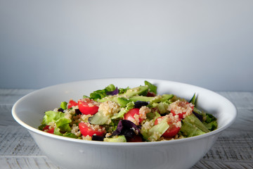 Fresh vegetarian salad 