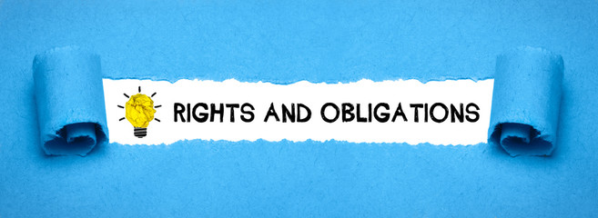 Rights and obligations