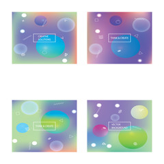 Trendy fresh banner.