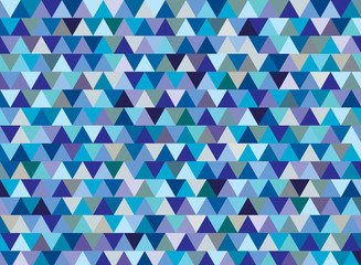 Blue triangle abstract background design