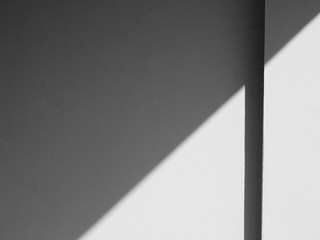 shadow on white wall minimalism style