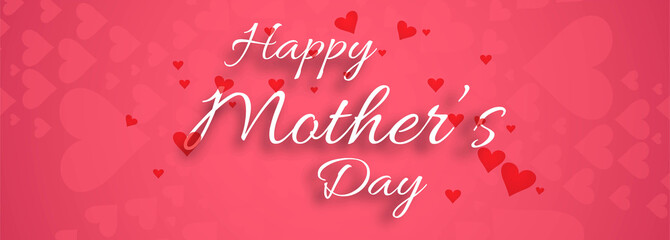 Beautiful mother's day banner template vector