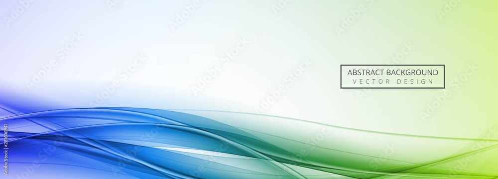 Wall mural abstract colorful header design vector