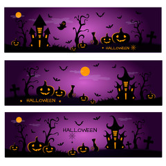 Halloween banners