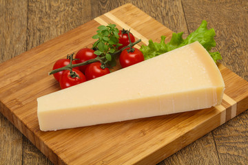 Italian traditional parmesan cheese triangle