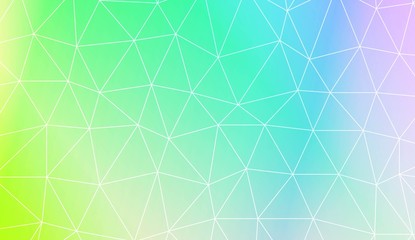 Template background with curved line. Polygonal pattern with triangles style. Decorative design for your idea. Vector illustration. Creative gradient color.