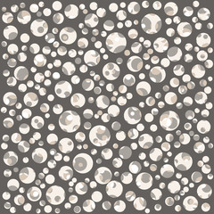 Abstract Generative Art color distributed circles holes background illustration