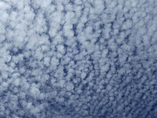 blue sky with Cirrocumulus cloud background