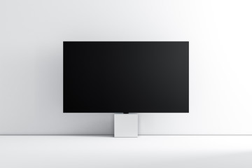 Smart Tv Mockup standing in white room