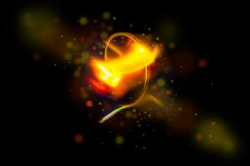 Obraz premium Abstract light background in motion