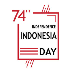 Indonesia Independence Day Celebration Vector Template Design Illustration