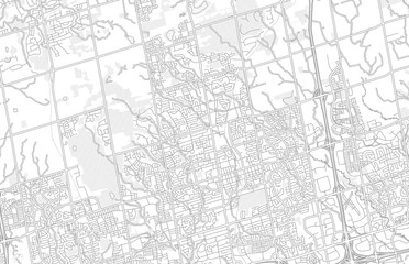 Fototapeta na wymiar Richmond Hill, Ontario, Canada, bright outlined vector map