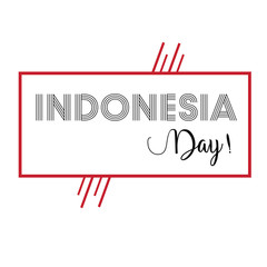 Indonesia Independence Day Celebration Vector Template Design Illustration