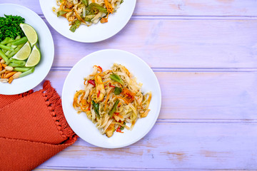 Asian Style Chicken Pad Thai Meal