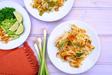 Asian Style Chicken Pad Thai Meal