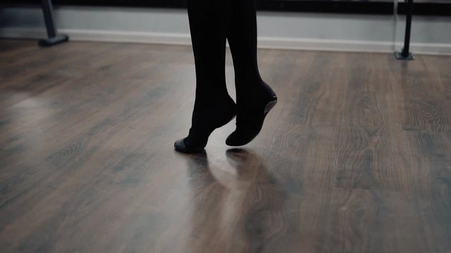 girl dancing in a dance school