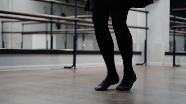girl dancing in a dance school