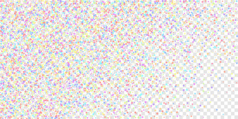 Festive confetti. Celebration stars. Colorful star