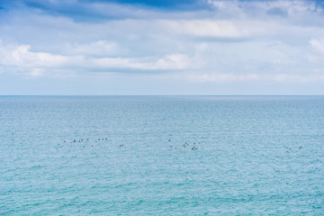 Obraz premium Crimea- natural landscape. Kerch- Azov sea. Scenery background- vacation destinations