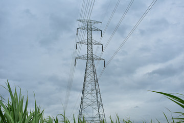 high voltage pole, high voltage pole from Thailand country