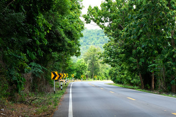 curve of the road