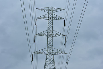 high voltage pole, high voltage pole from Thailand country
